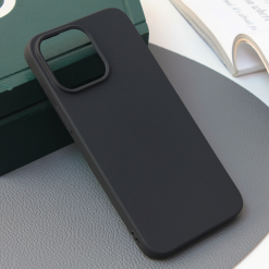 Maska silikonska Skin za iPhone 15 Pro Max 6.7 mat crna