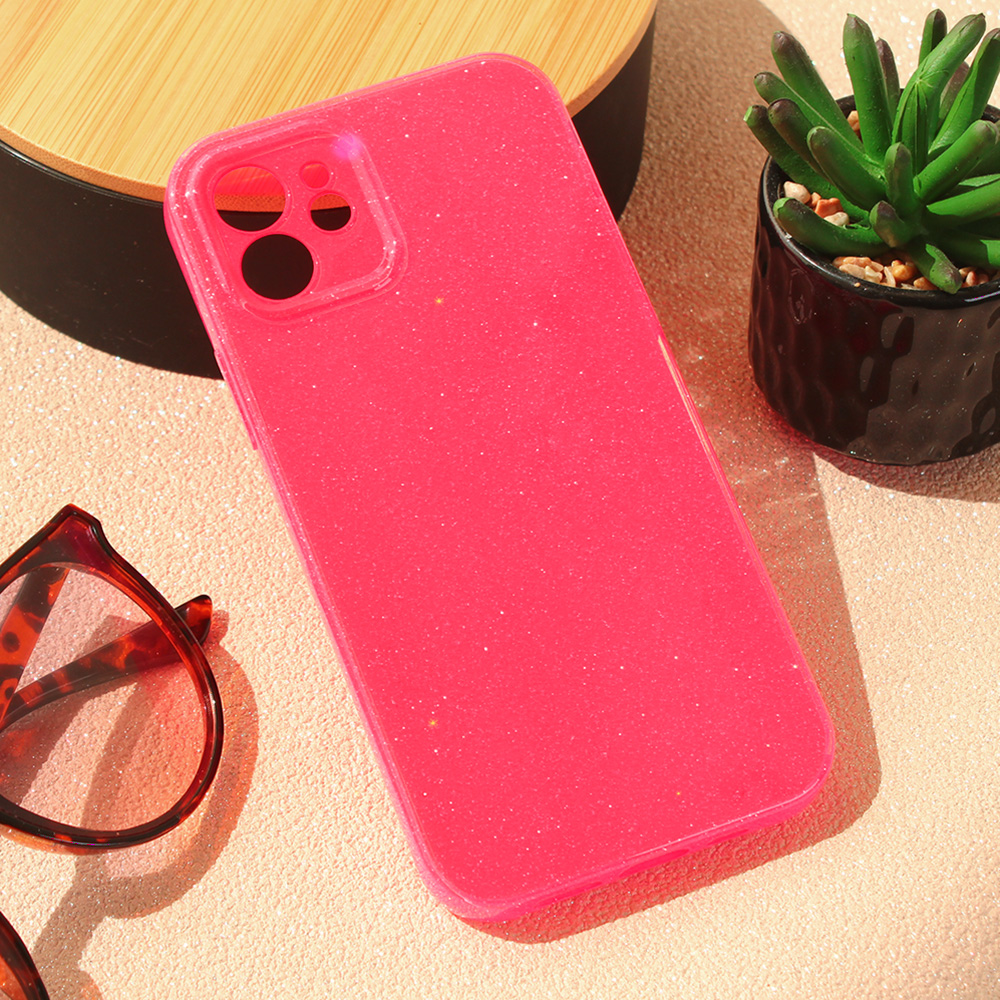 Maska Sparkle Dust za iPhone 12 6.1 pink
