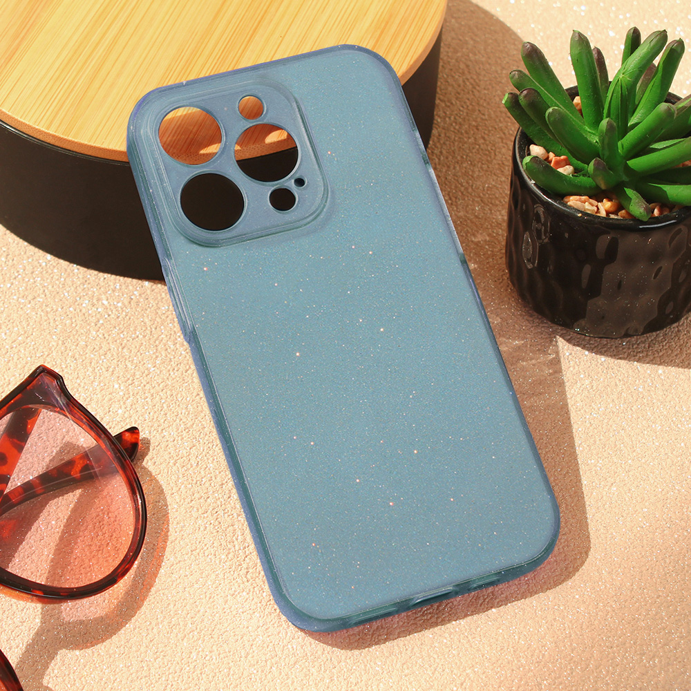 Maska Sparkle Dust za iPhone 15 Pro 6.1 plava
