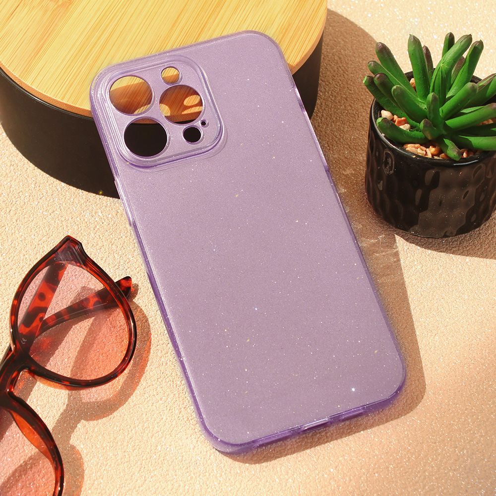 Maska Sparkle Dust za iPhone 15 Pro Max 6.7 ljubicasta