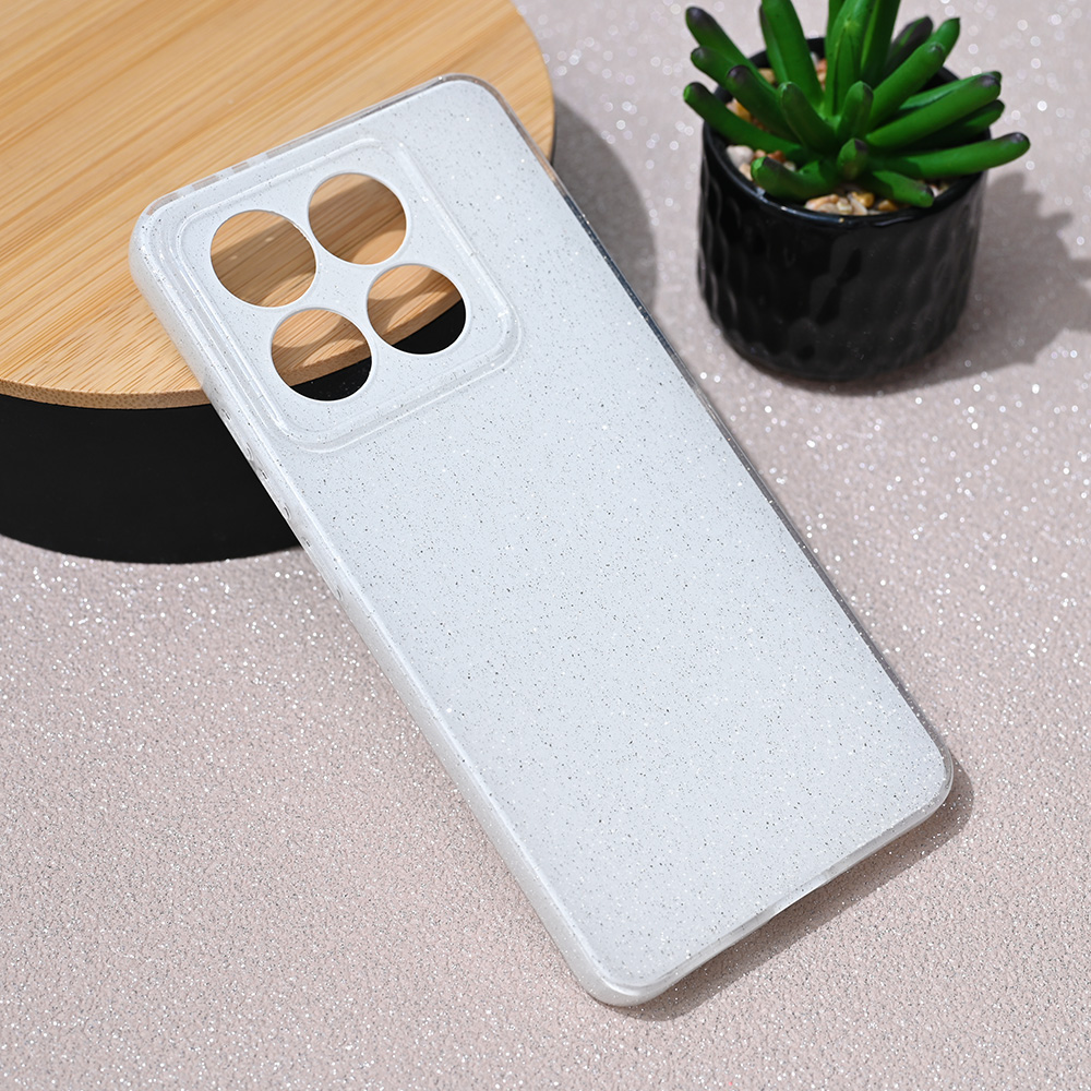 Maska Sparkle Dust za Xiaomi 14T bela