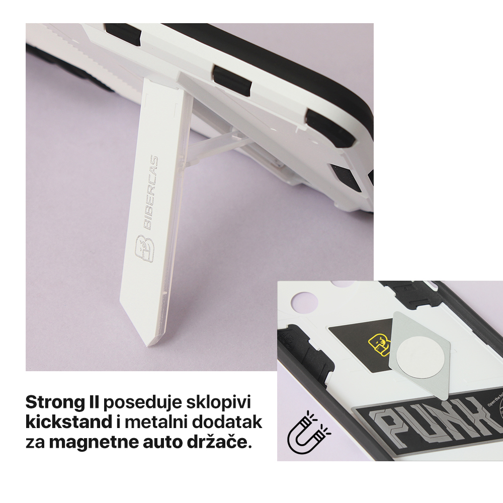 Maska Strong II za Huawei Nova Y90 bela - Slika 2