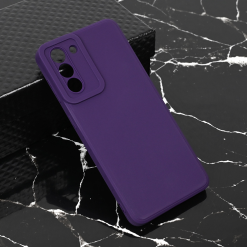 Maska Teracell Giulietta za Samsung G991B Galaxy S21 mat tamno ljubicasta