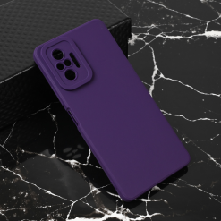 Maska Teracell Giulietta za Xiaomi Redmi Note 10 Pro/10 Pro Max mat tamno ljubicasta