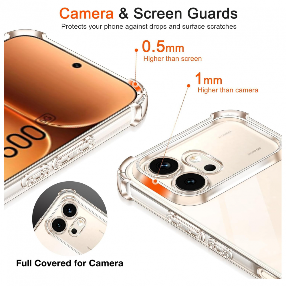 Maska Transparent Ice Cube za Honor 600 - Slika 2