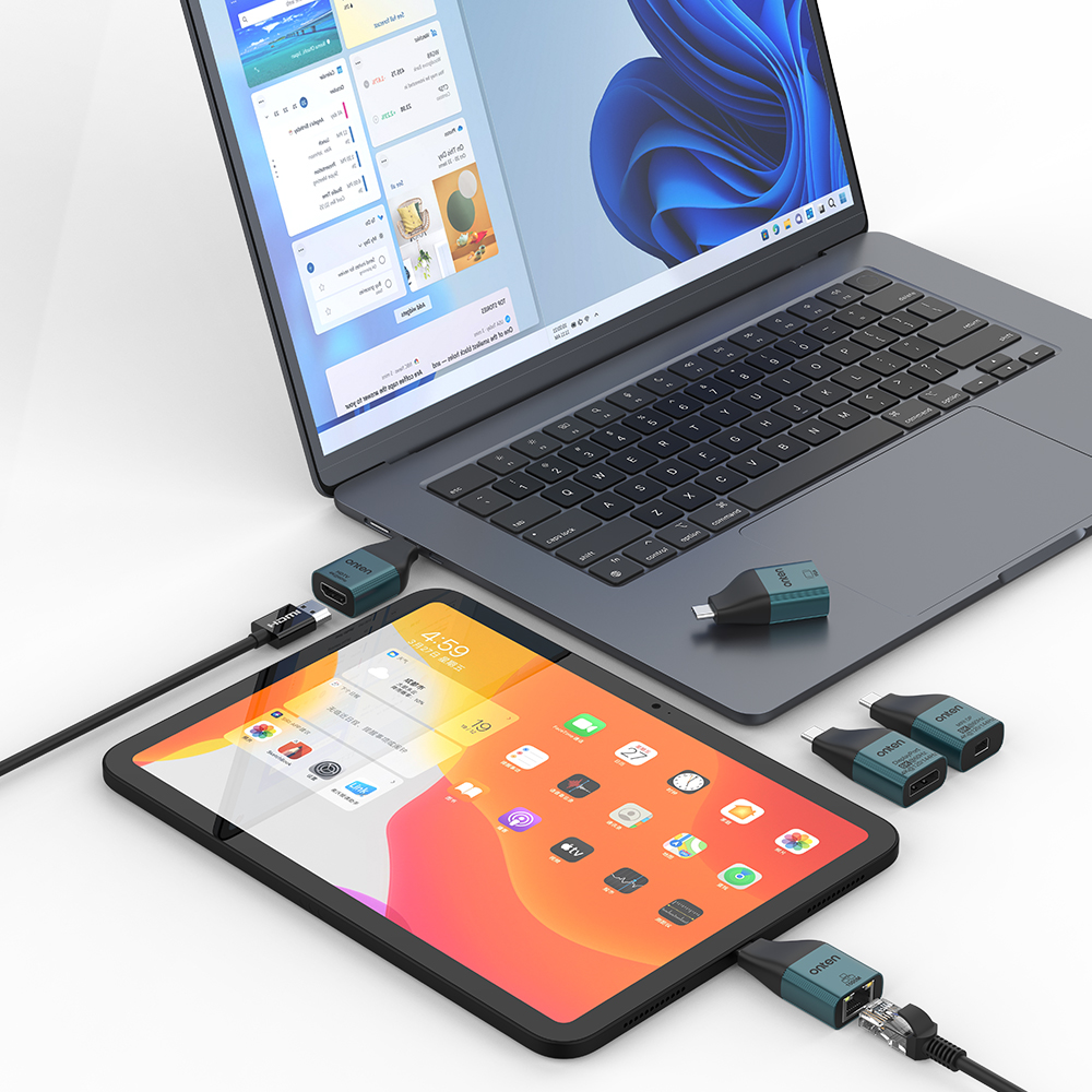 Adapter USB Type-C na Ethernet RJ45 (zenski) 100Mbps (OTN-UC101H) Onten - Slika 3