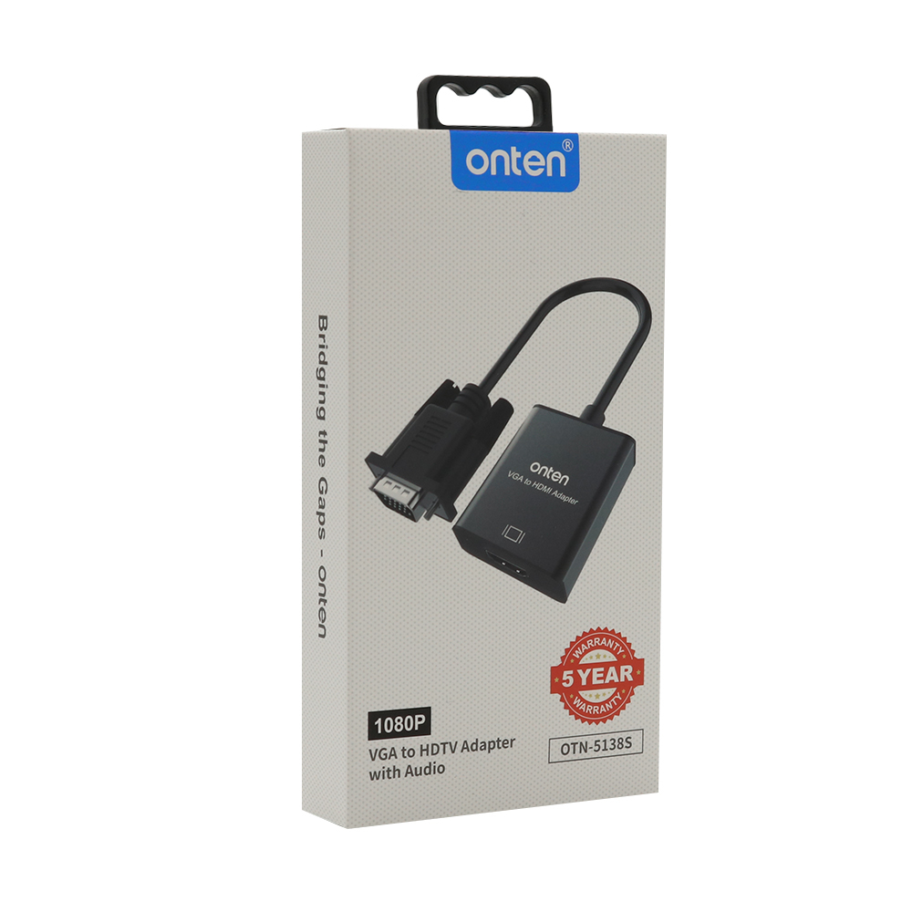 Adapter VGA na HDMI (zenski) 22cm (OTN-5138S) Onten - Slika 3