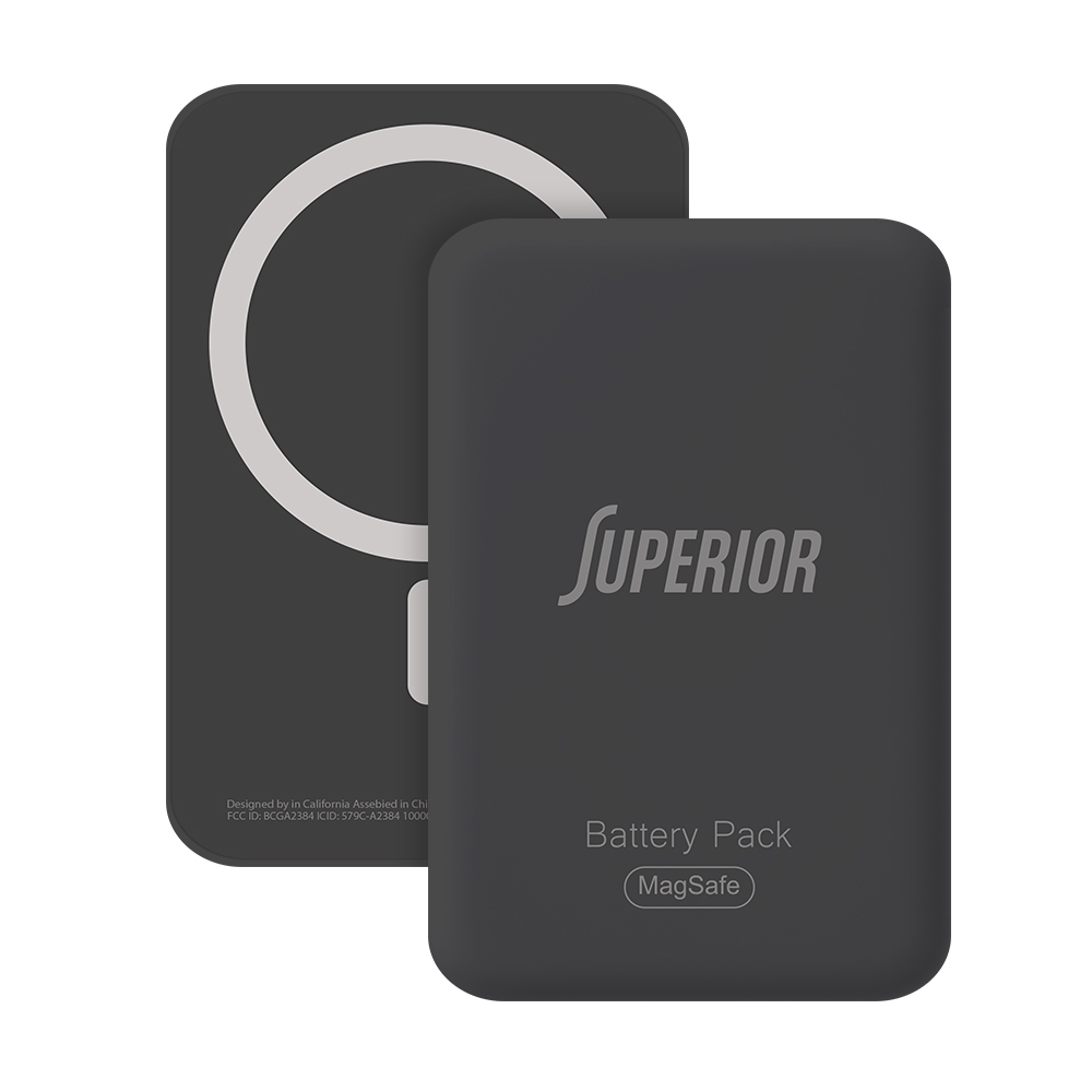Power bank MagSafe Superior 15W 10000 mAh crni