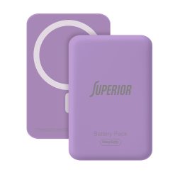 Power bank MagSafe Superior 15W 10000 mAh ljubicasti