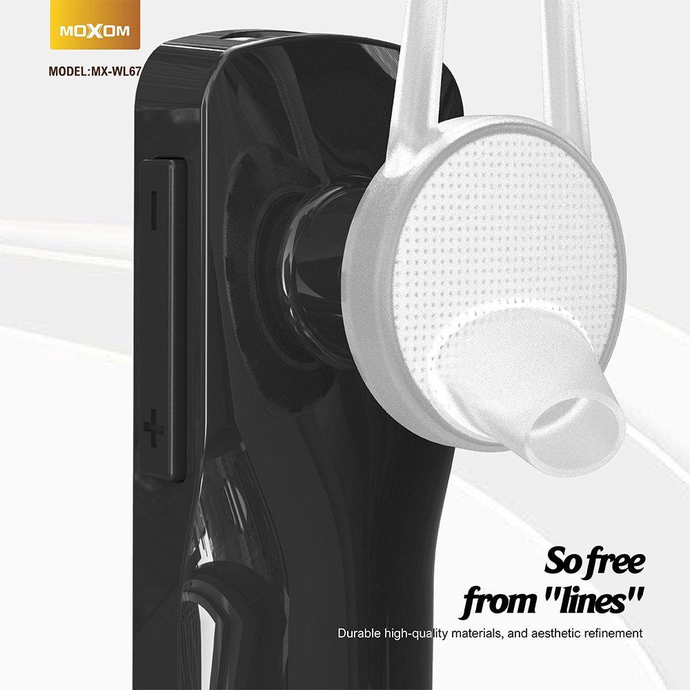 Bluetooth headset (slusalica) Moxom MX-WL67 crna - Slika 3