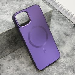 Futrola COLOR METAL MagSafe za iPhone 13 (6.1) ljubicasta