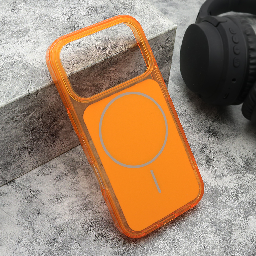 Futrola AMBER SHINE MagSafe za iPhone 17 Pro (6.3)/iPhone 18 Pro (6.3) narandzasta