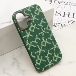 Futrola MONOGRAM MagSafe za iPhone 16 (6.1) zelena