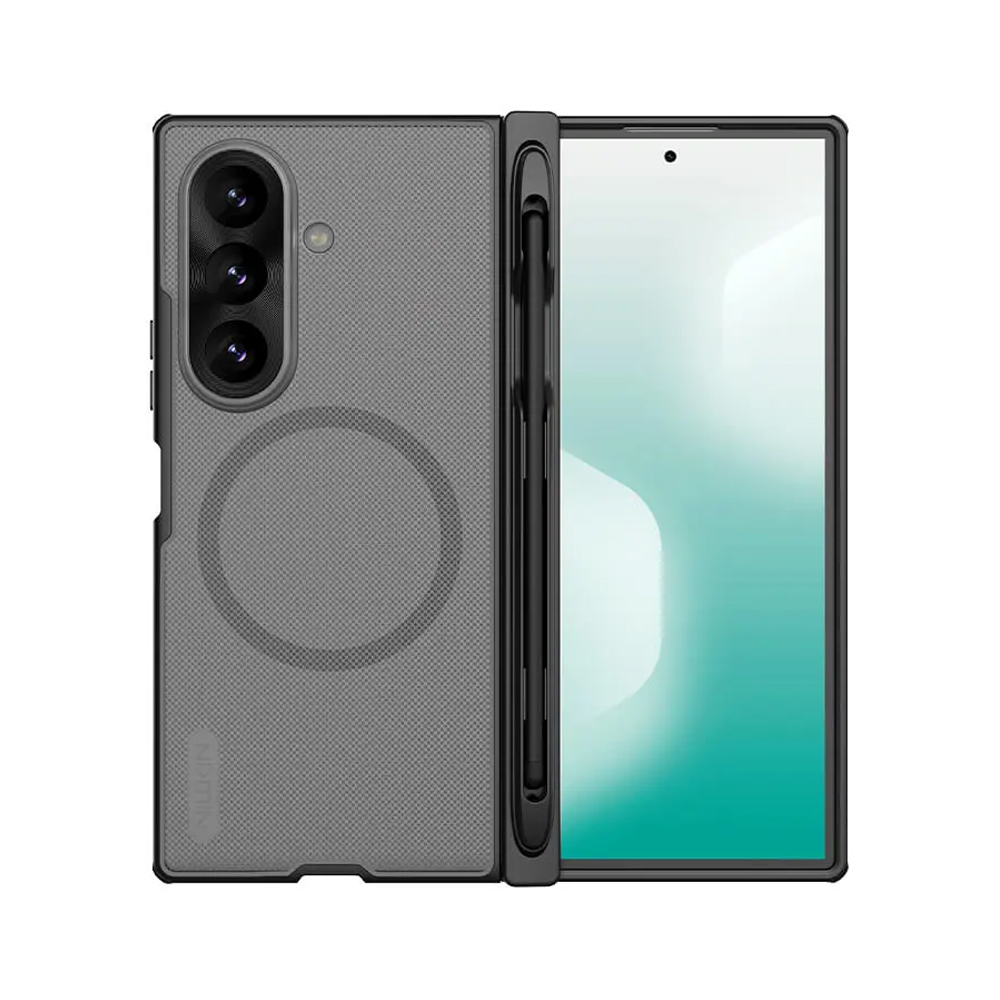 Futrola NILLKIN Frosted Shield Fold Magnetic za Samsung F976B Galaxy Z Fold 8 Ultra 5G (with S pen) providno crna - Slika 3