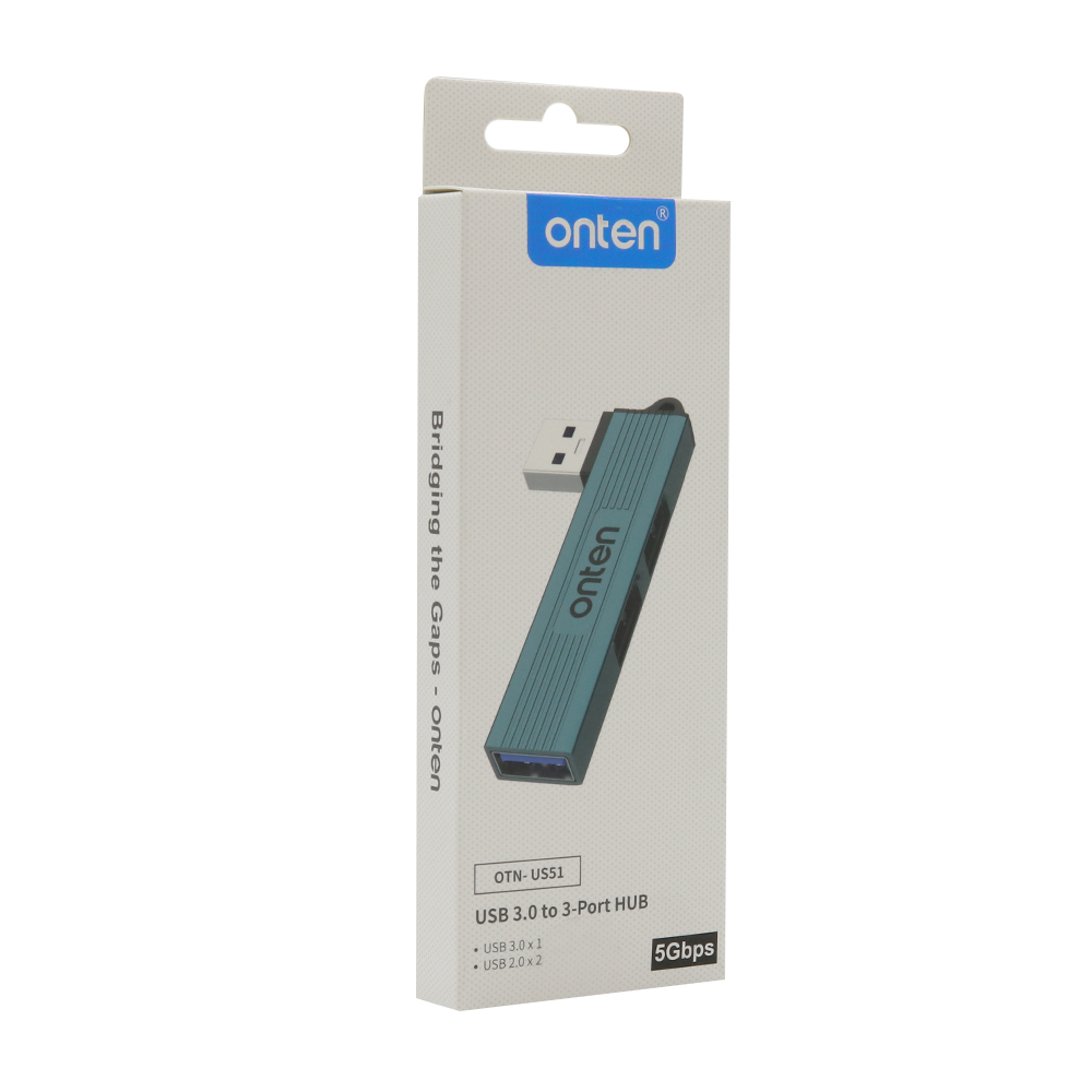 Hub USB 3.0 sa 3 porta (2x USB 2.0 + 1x USB 3.0) (OTN-US51) Onten - Slika 2