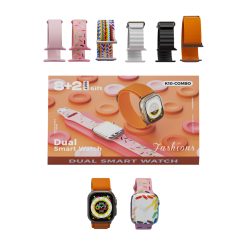 KARLER BASS K10-Combo set (2 x smart watch, 8 narukvica ) narandzasti