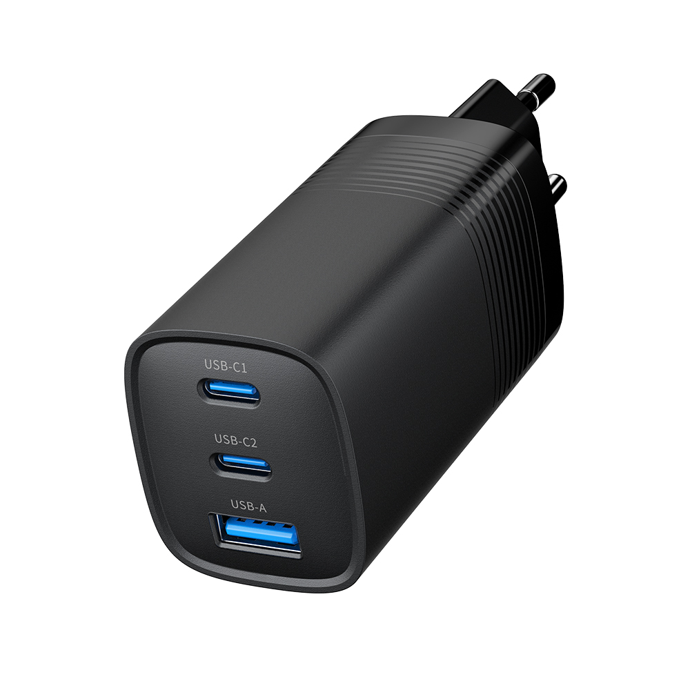 Kuciste punjaca Comicell Superior CO-6501L 65W GaN Fast PD + USB crno - Slika 3