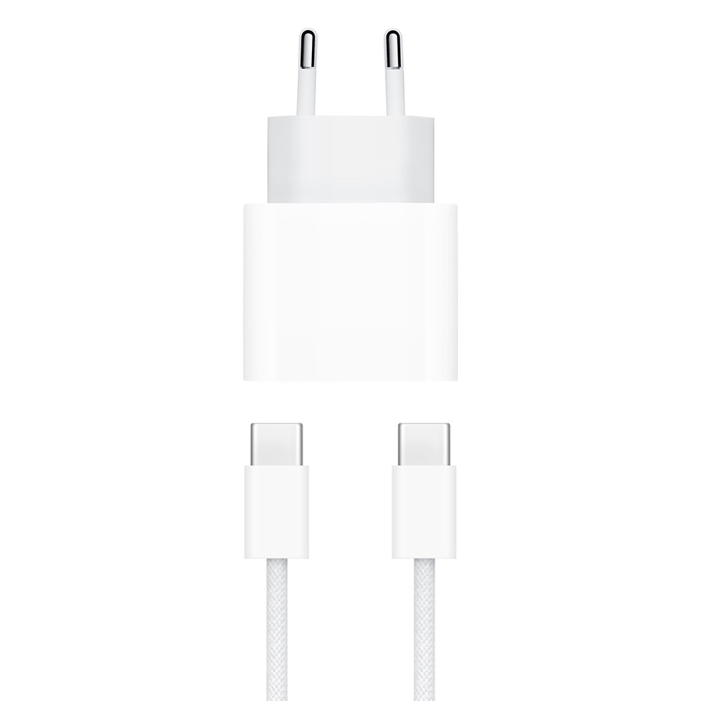Kucni punjac za Iphone 15/16/17 PD Fast charger 35W Type C na Type C beli HQ