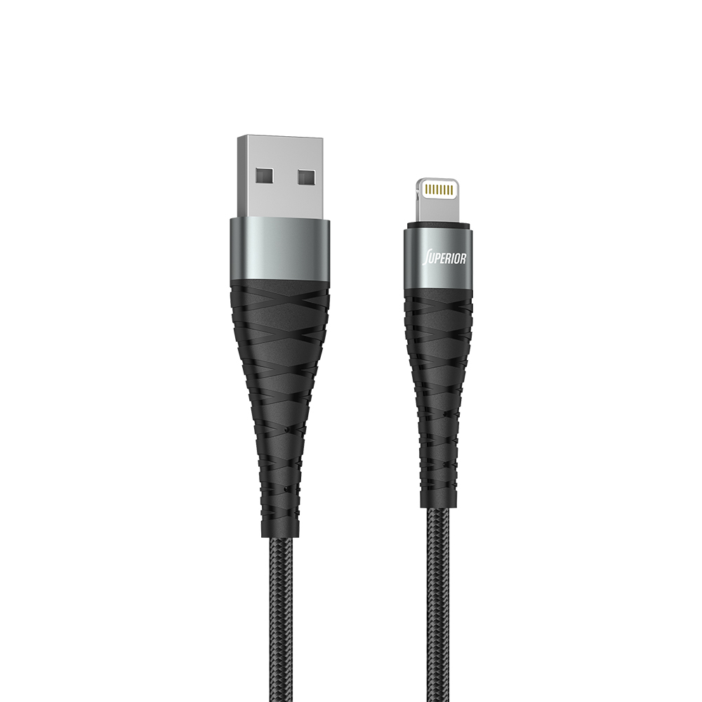 USB data kabal Comicell Superior CO-BX32 5A Lightning crni