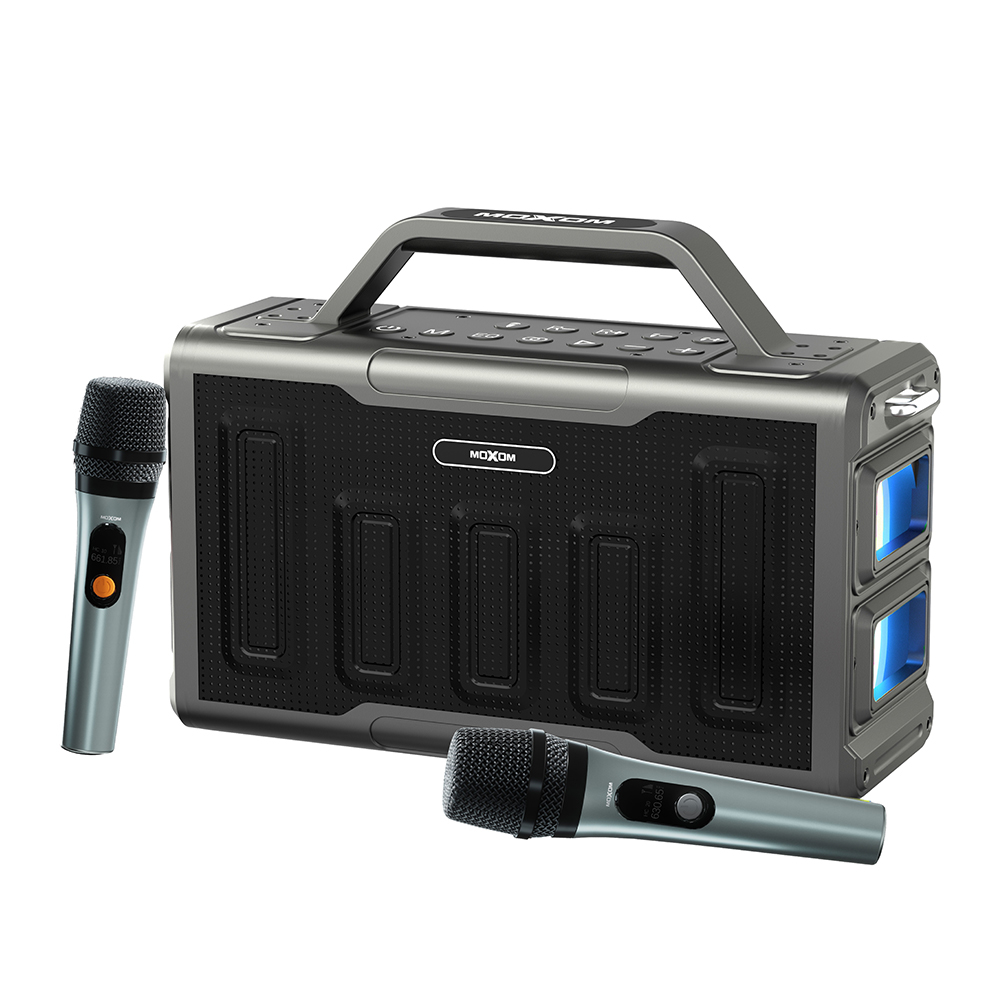 Zvucnik bluetooth Moxom 120W MX-SK89 sa dva mikrofona crni