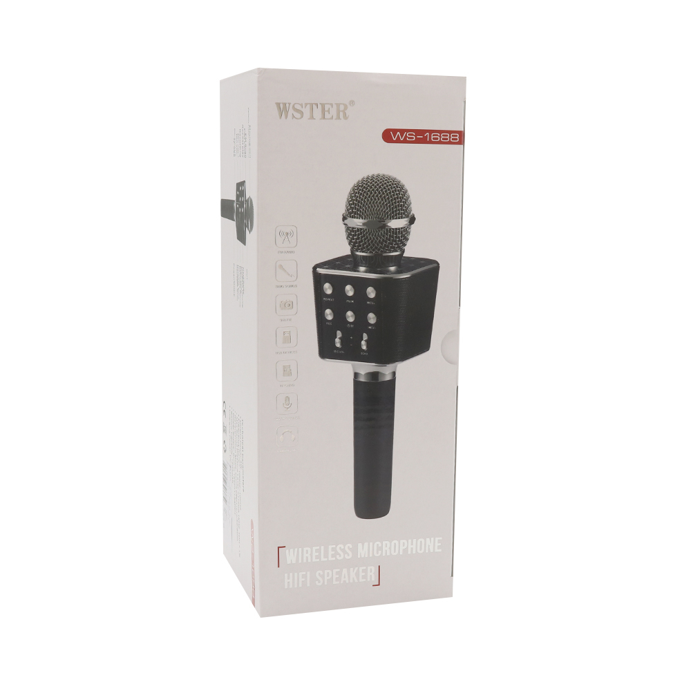 Mikrofon bluetooth WS-1688 crni - Slika 2