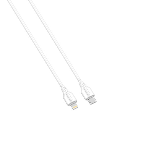 Data kabl LDNIO LC121-I 30W QC Type C na iPhone lightning 1m beli - Slika 2
