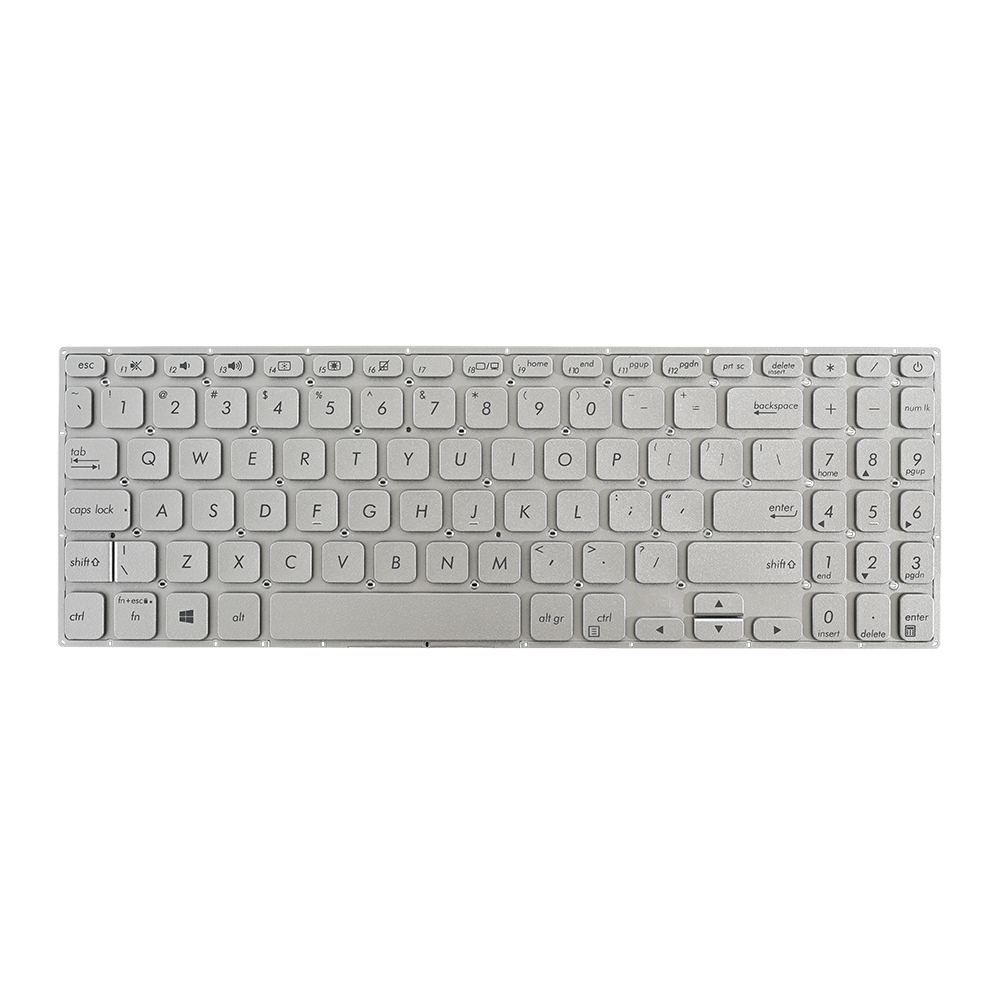Tastatura za laptop Asus Vivobook S15 X530 K530 S530F S530UA X530FA X530UN mali enter siva