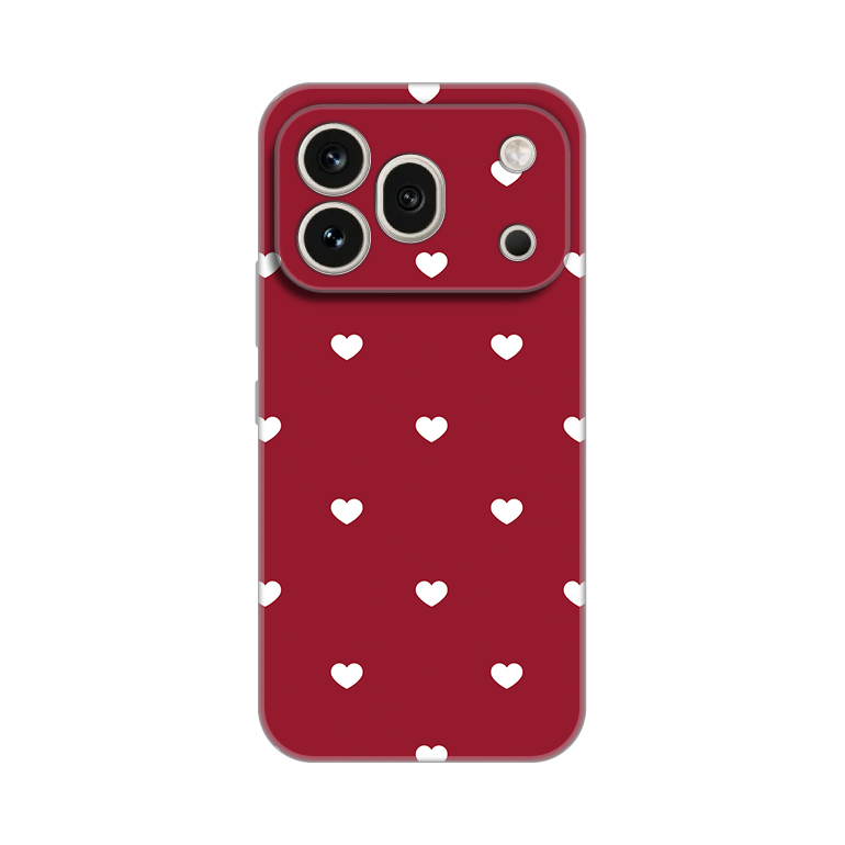 Maska Silikonska Print Skin za Honor 600 Pro Burgundy Hearts