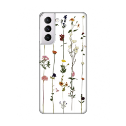 Maska Silikonska Print Skin za Samsung G991B Galaxy S21 Flower
