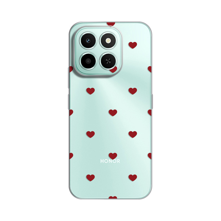 Maska Silikonska Print za Honor X6c Red Hearts