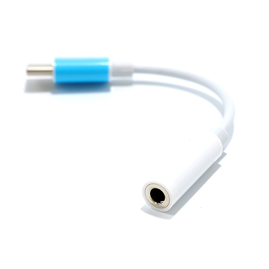 Adapter 3.5mm na Type C beli digital IC - DAC - Slika 2