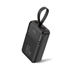 Power bank Forever TB-400 PD+QC USB-A/Type C 65W 20000mAh crni