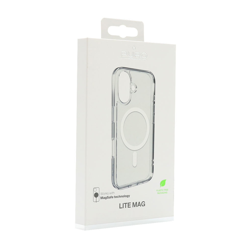 Futrola PURO LITE MAGSAFE za iphone 16 (6.1) providna - Slika 3