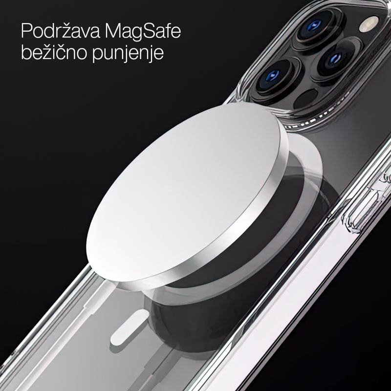 Futrola STANDARD MagSafe (sa IC) za iPhone 18 Pro (6.3) providna - Slika 2