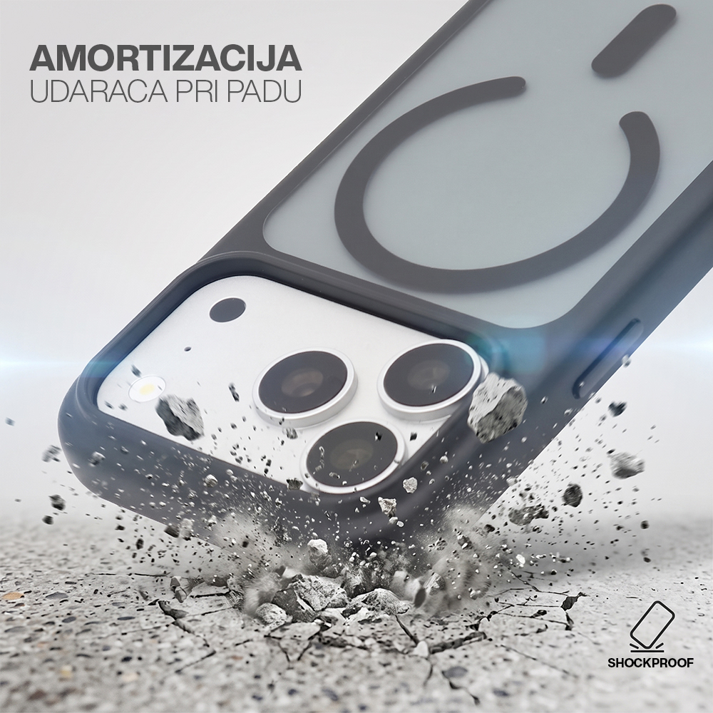 Futrola SHADOW MagSafe za iPhone 17 Pro (6.3)/iPhone 18 Pro (6.3) ljubicasta (big camera) - Slika 3