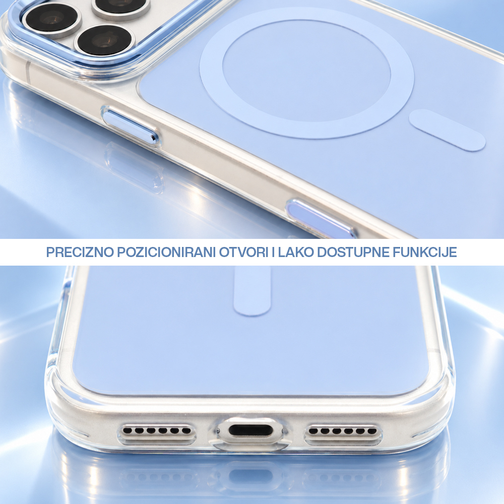 Futrola AMBER ARMOR MagSafe za Iphone 18 Pro Max (6.9) plava - Slika 3