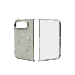 Futrola SHINING MagSafe za iPhone DUO srebrna