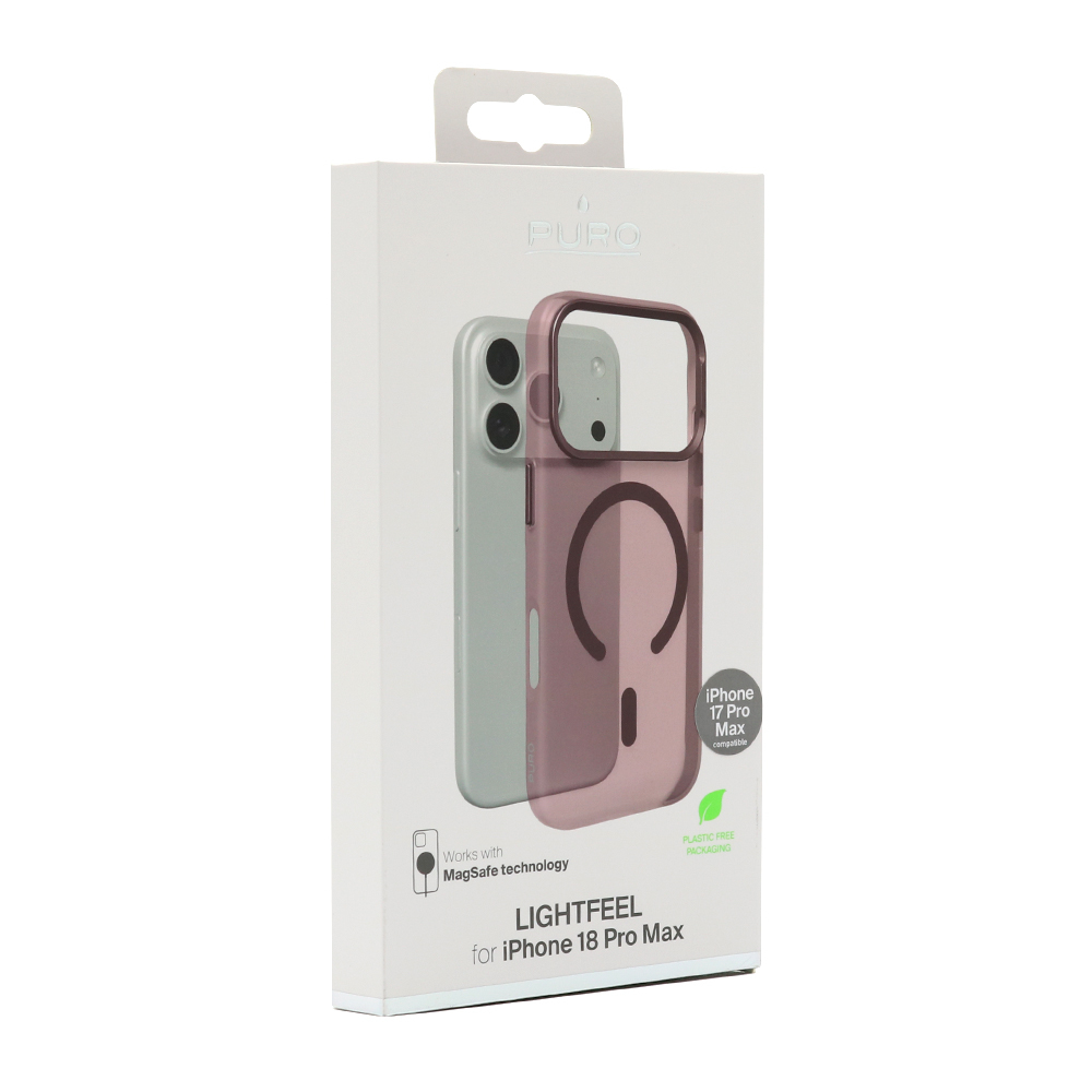 Futrola PURO LIGHTFEEL MAGSAFE za iPhone 17 Pro Max (6.9)/iPhone 18 Pro Max (6.9) dark cherry - Slika 2