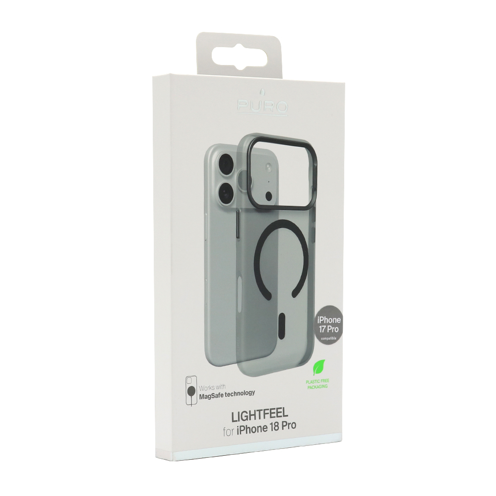 Futrola PURO LIGHTFEEL MAGSAFE za iPhone 17 Pro (6.3)/iPhone 18 Pro (6.3) crna - Slika 2