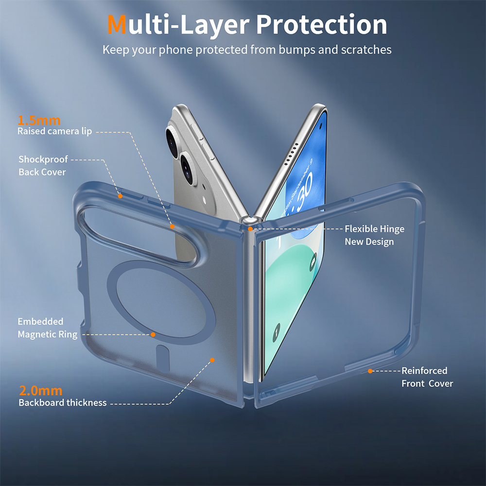 Futrola MOOD case MagSafe za iPhone DUO plava - Slika 3