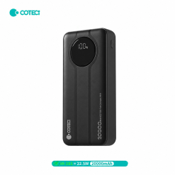 Power bank prenosiva baterija Coteci 22.5W iH-161 20000mAh crna