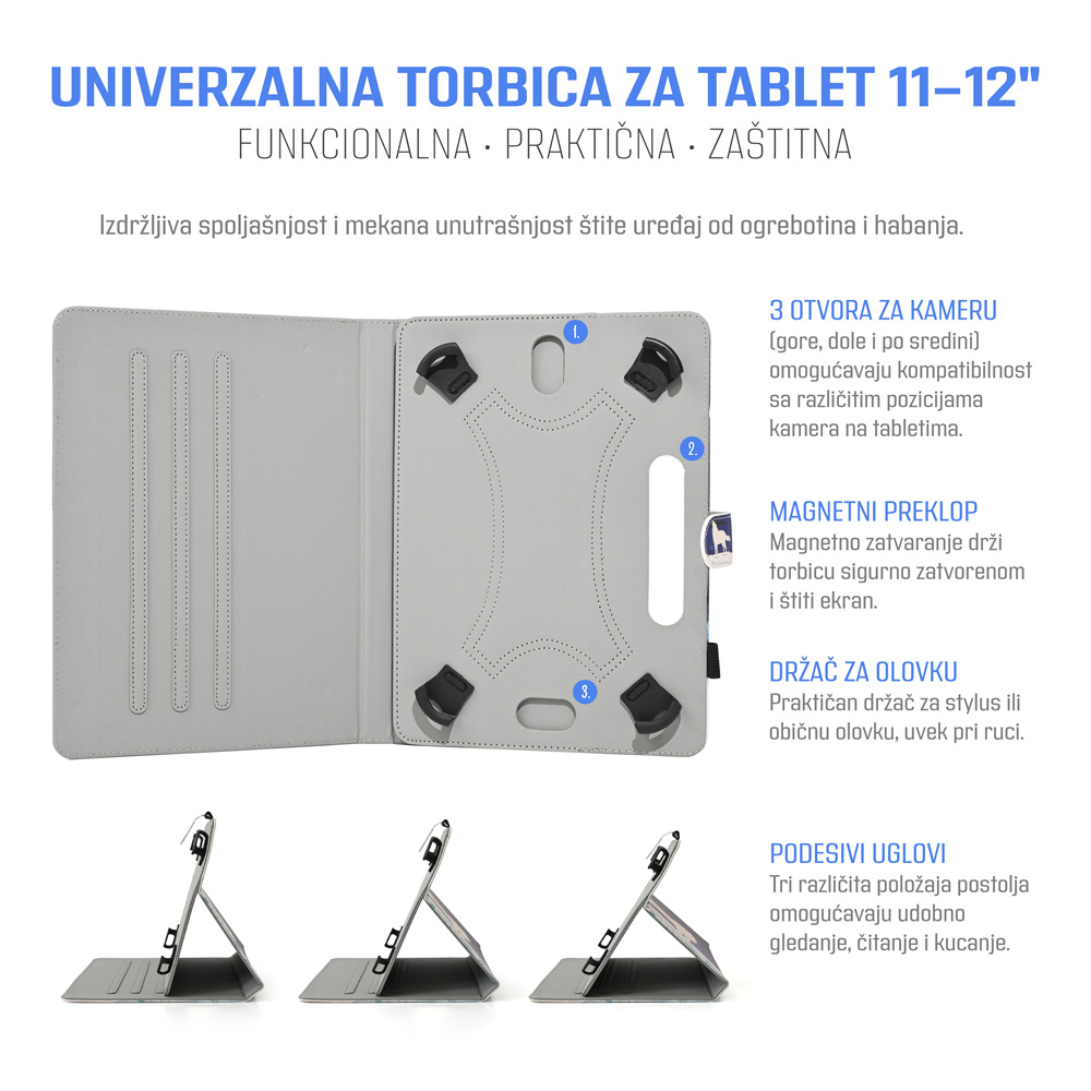 Maska Mercury za tablet 11-12" univerzalna tree - Slika 3